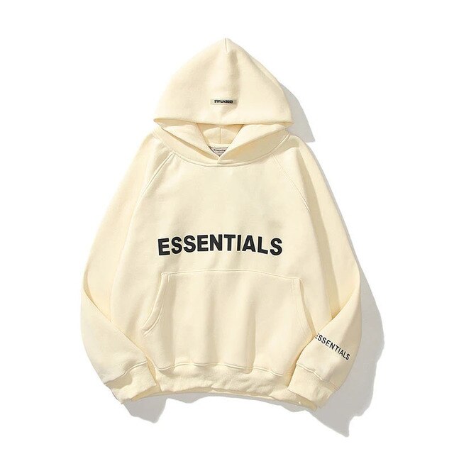 ESSENTIALS Oversized Hoodie – Cream