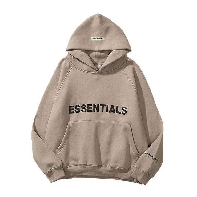 Essentials Oversized Hoodie Men & Women – Brown - Essentials Hoodie