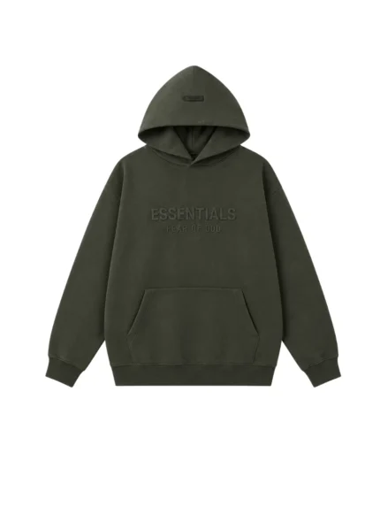Essentials Fear Of God Embossed Hoodie