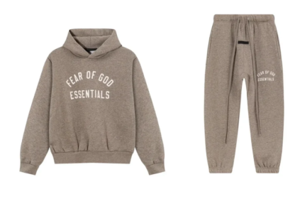 Smoky Gray Essential Tracksuit Pullover