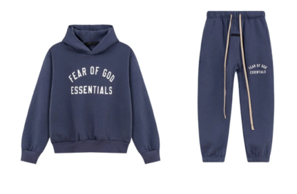Essentials Tracksuit Pullover Denim Blue