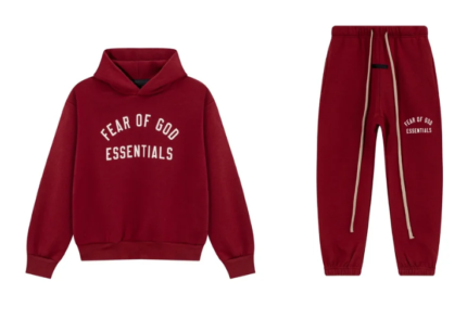 Essentials Tracksuit Pullover Red