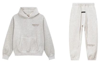 Essential Tracksuit Pullover Light Heathered Oatmeal
